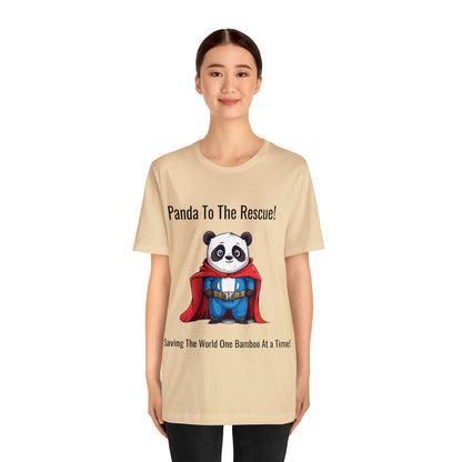 "SuperPanda" Unisex Jersey Short Sleeve Tee