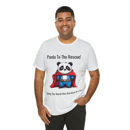 "SuperPanda" Unisex Jersey Short Sleeve Tee