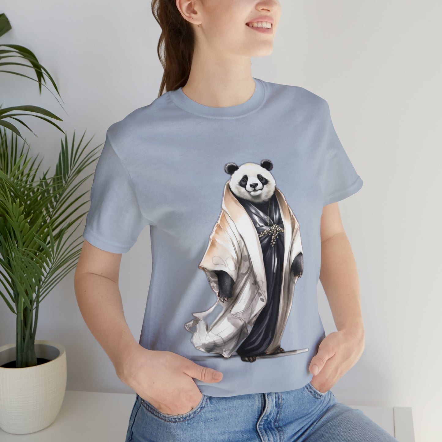 "Runway Panda" Unisex Jersey Short Sleeve Tee