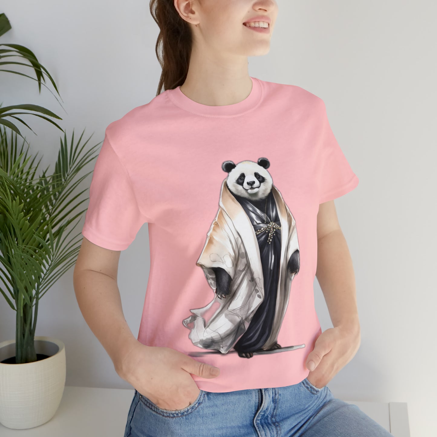 "Runway Panda" Unisex Jersey Short Sleeve Tee