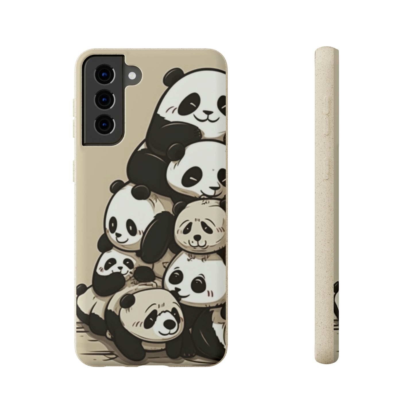 Pile of Pandas Biodegradable Phone Case