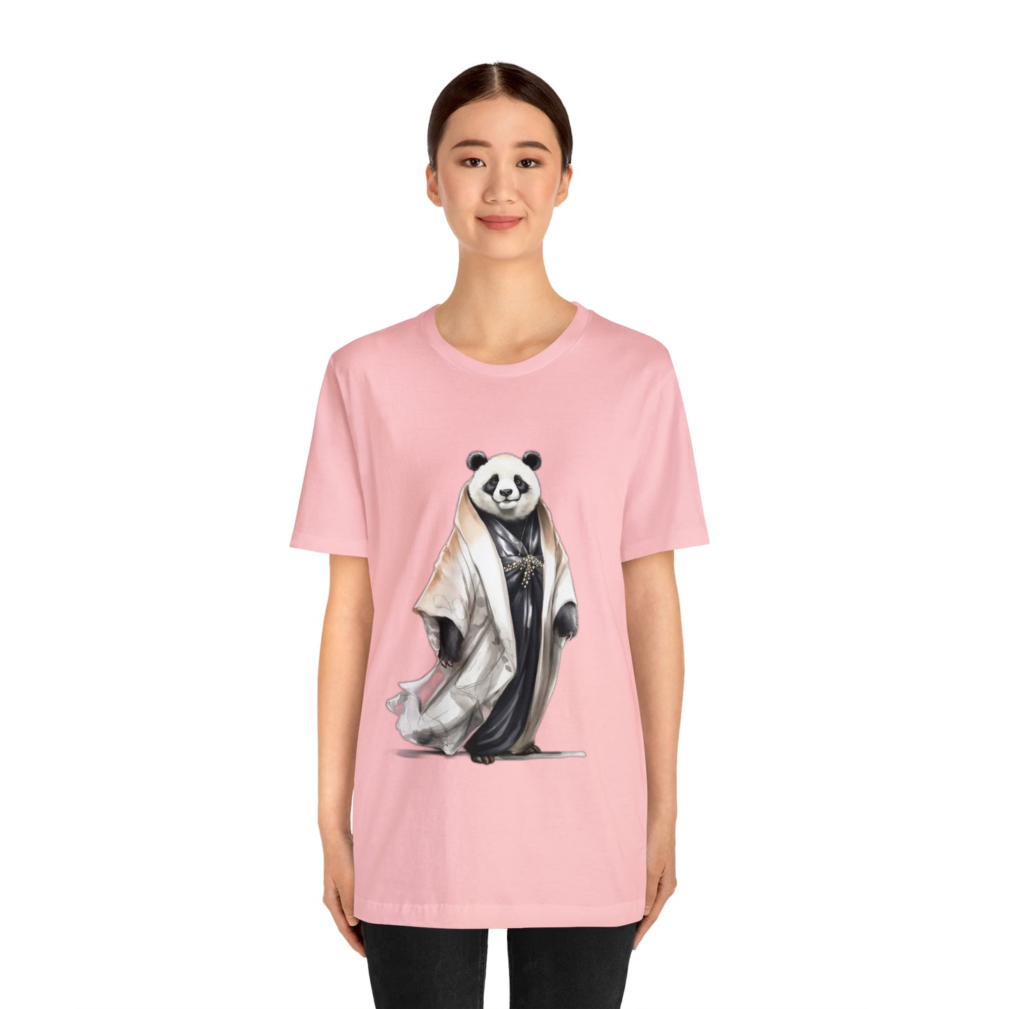 "Runway Panda" Unisex Jersey Short Sleeve Tee