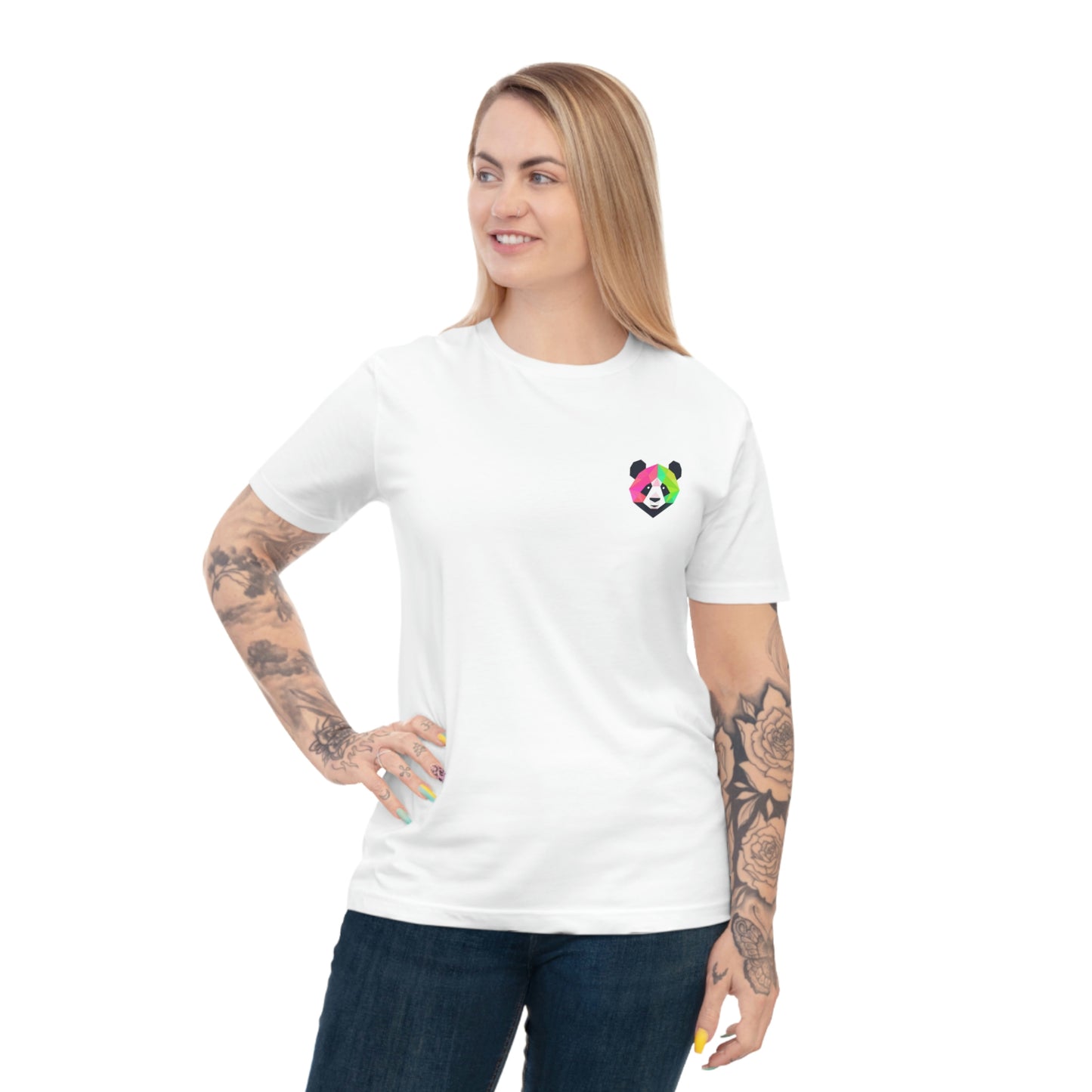 White PunnyPanda Logo T-Shirt