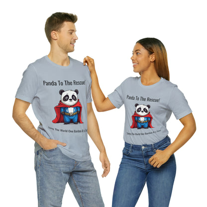 "SuperPanda" Unisex Jersey Short Sleeve Tee