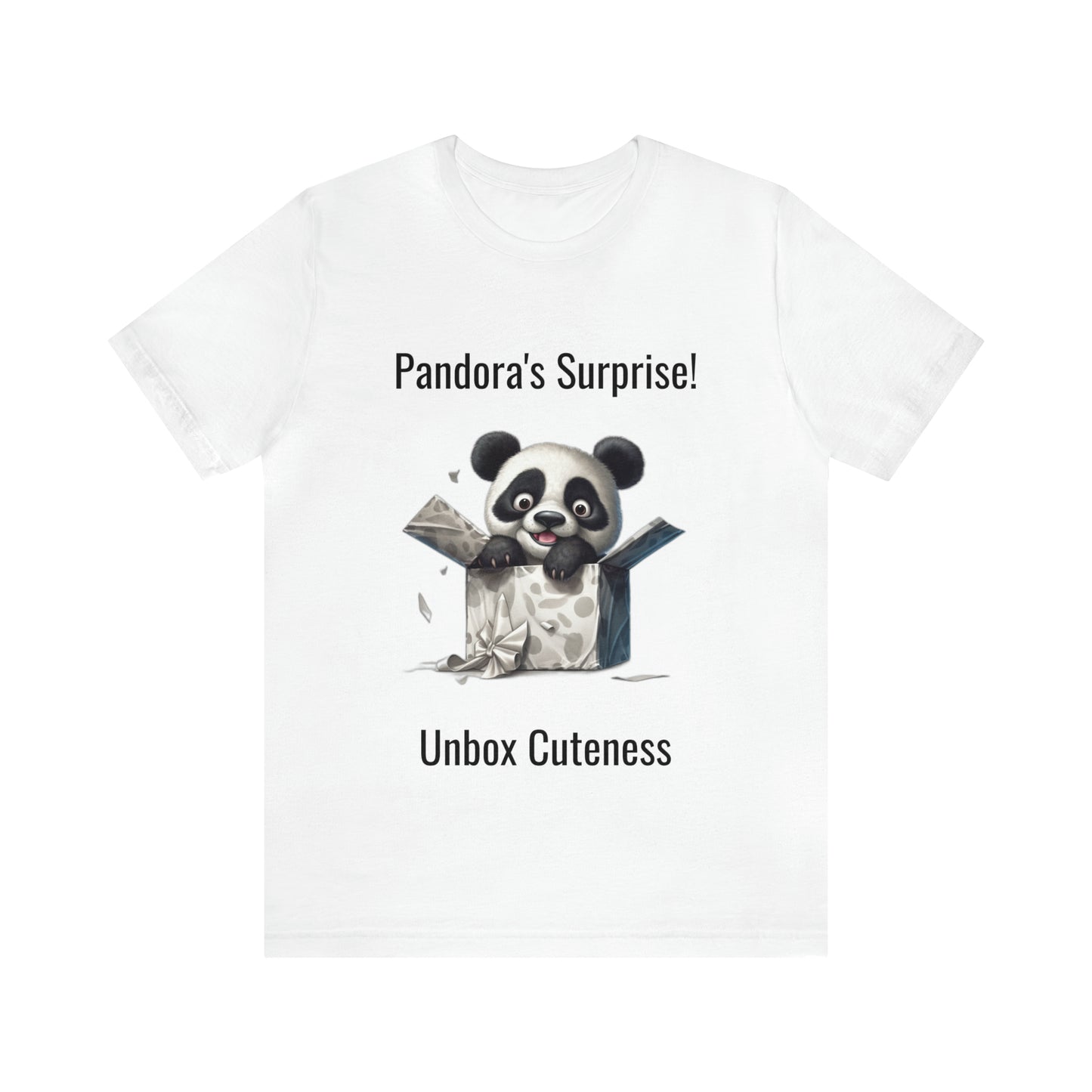 "Peek-a-Panda" Unisex Jersey Short Sleeve Tee