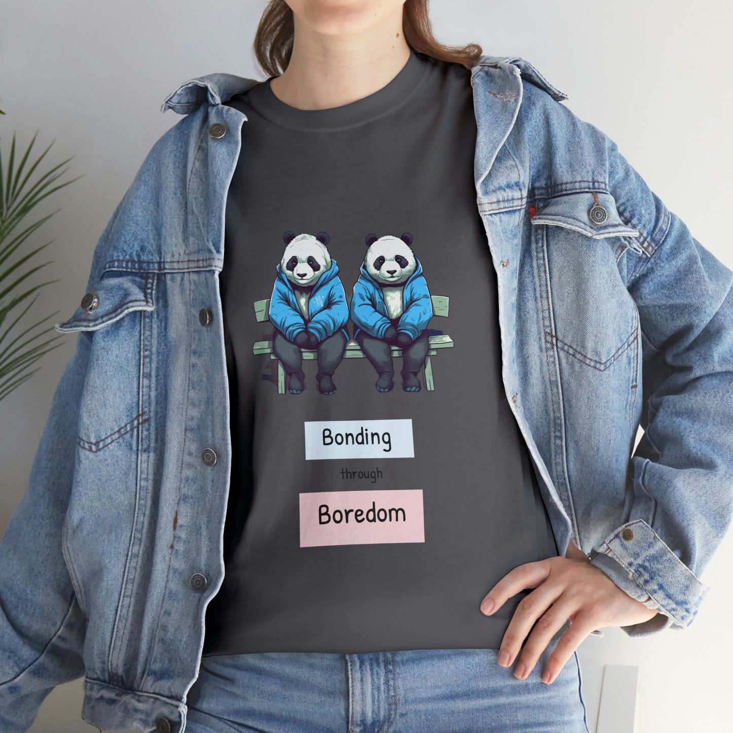 Bored Pandas Bench Unisex Heavy Cotton Tee