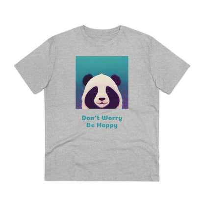 Unisex Organic Panda Pattern T-Shirt