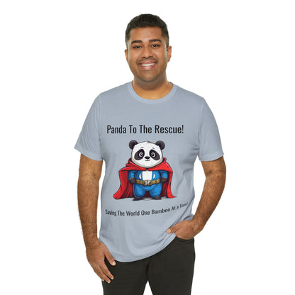 "SuperPanda" Unisex Jersey Short Sleeve Tee