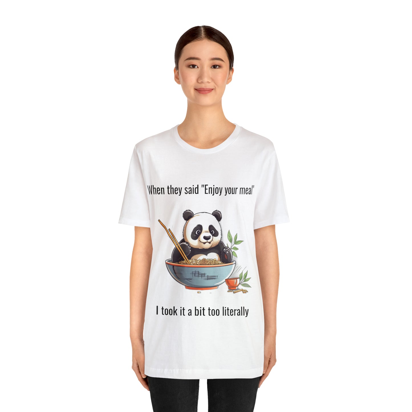 "Panda Feast" Unisex Jersey Short Sleeve Tee