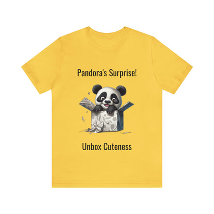 "Peek-a-Panda" Unisex Jersey Short Sleeve Tee