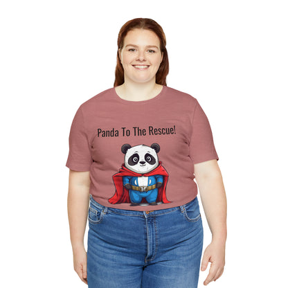 "SuperPanda" Unisex Jersey Short Sleeve Tee