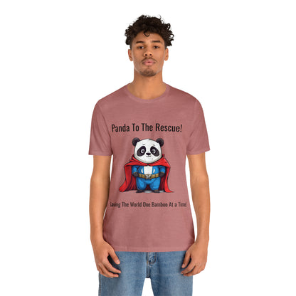 "SuperPanda" Unisex Jersey Short Sleeve Tee