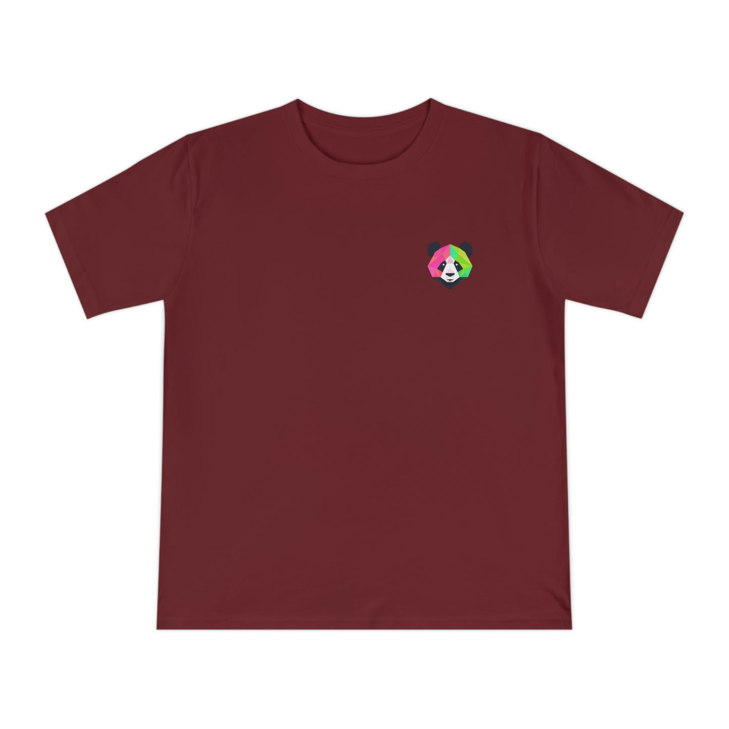 Burgundy PunnyPanda Logo T-Shirt