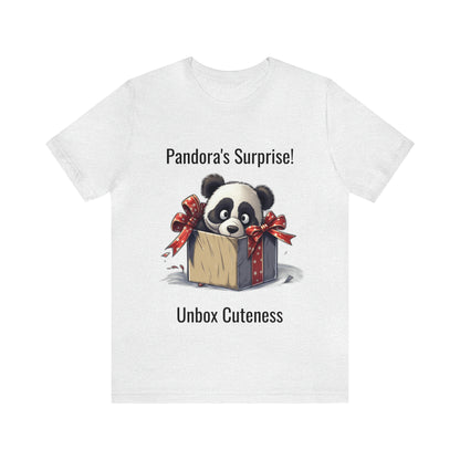 "Panda Surprise" Unisex Jersey Short Sleeve Tee