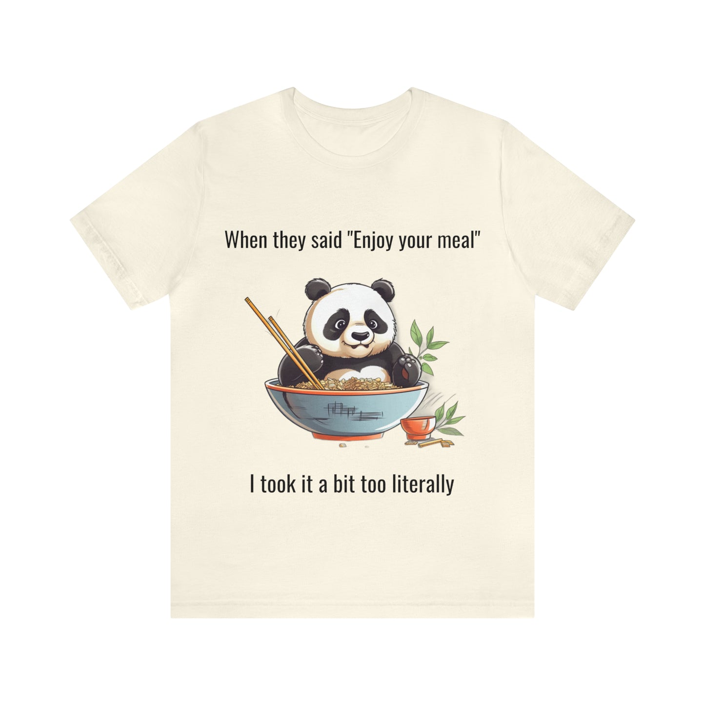 "Panda Feast" Unisex Jersey Short Sleeve Tee