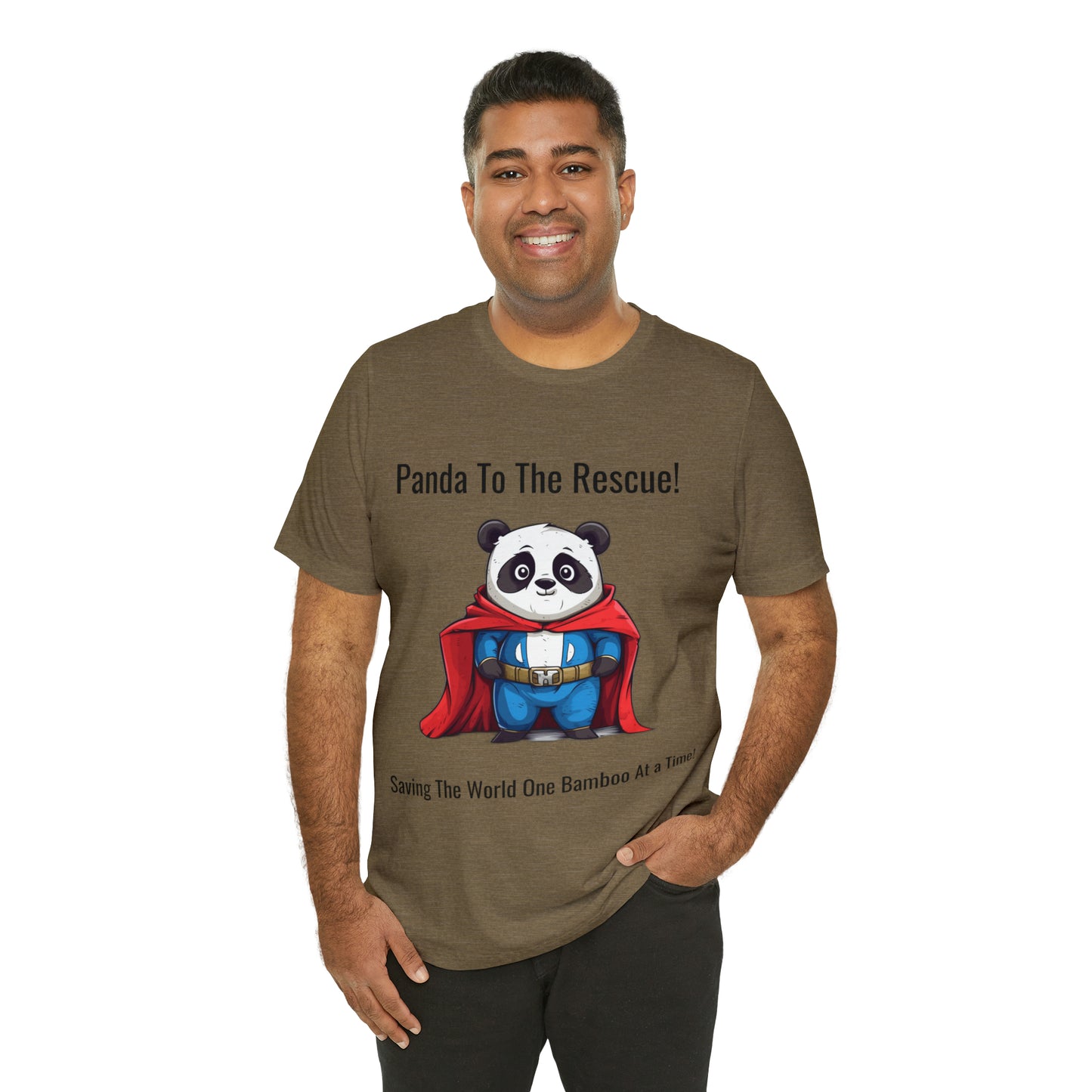 "SuperPanda" Unisex Jersey Short Sleeve Tee