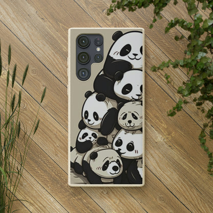 Pile of Pandas Biodegradable Phone Case