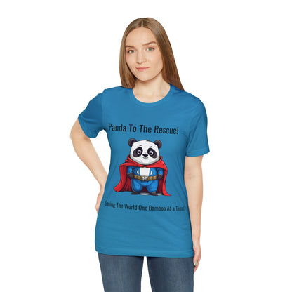 "SuperPanda" Unisex Jersey Short Sleeve Tee