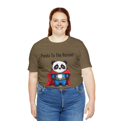 "SuperPanda" Unisex Jersey Short Sleeve Tee