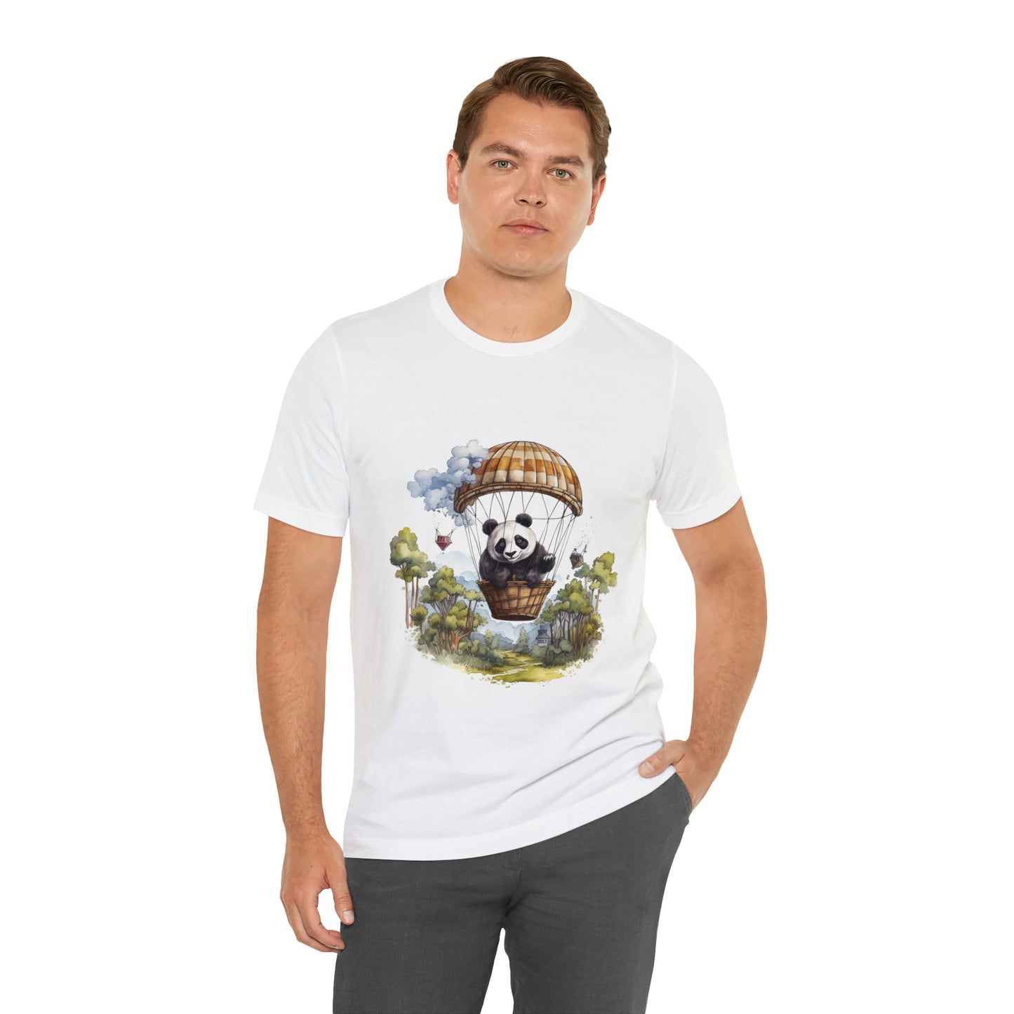 "Friendly Panda" Hot Air Balloon Tee