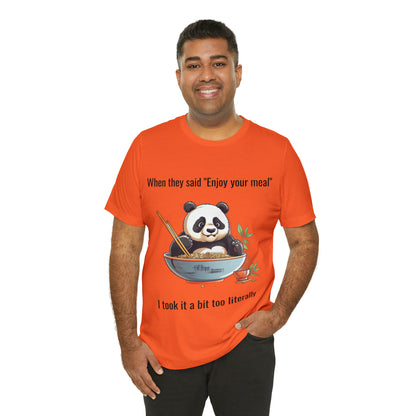 "Panda Feast" Unisex Jersey Short Sleeve Tee