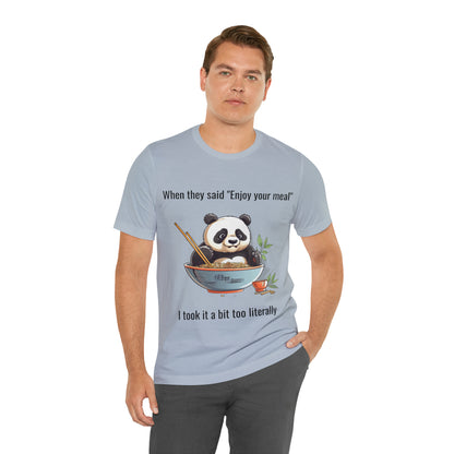 "Panda Feast" Unisex Jersey Short Sleeve Tee