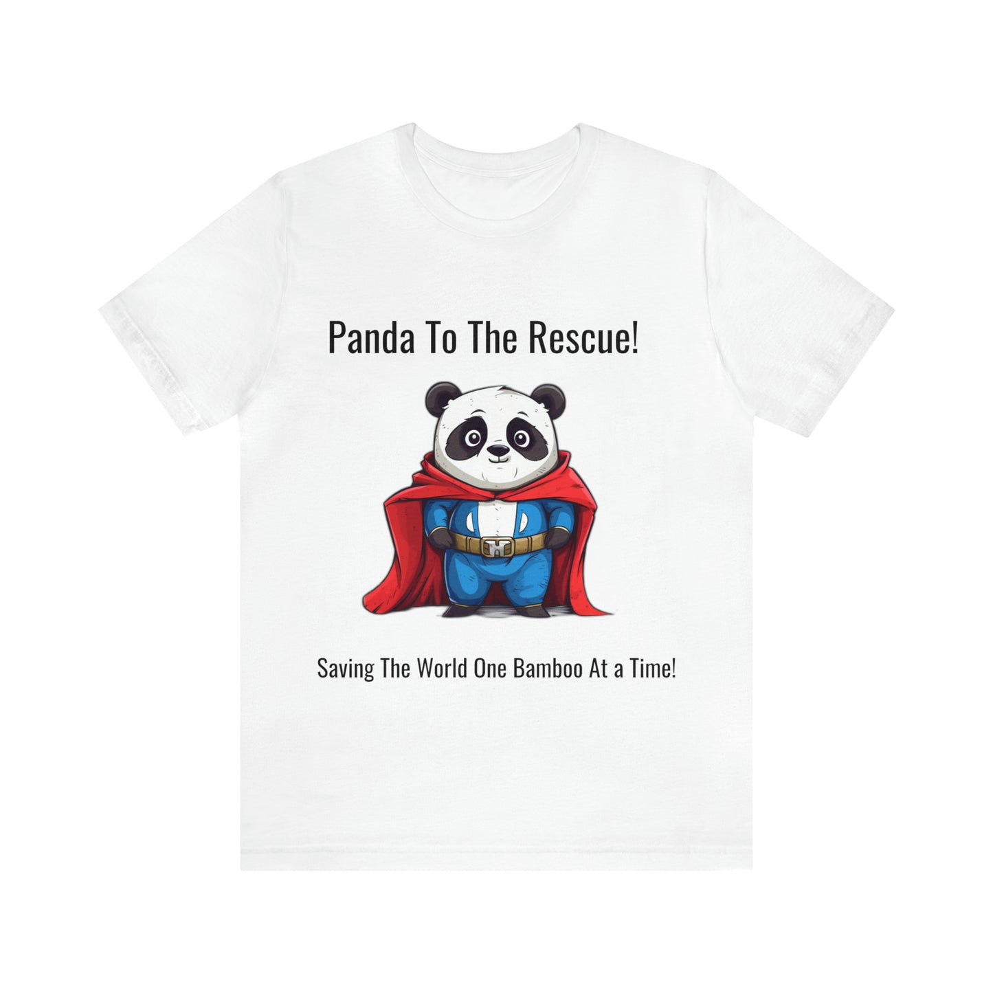 "SuperPanda" Unisex Jersey Short Sleeve Tee