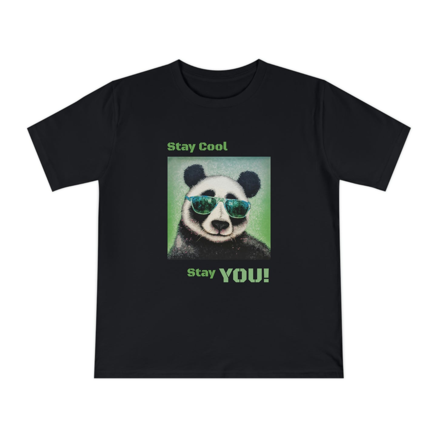 Pointillized Panda Organic Cotton T-Shirt - Unisex