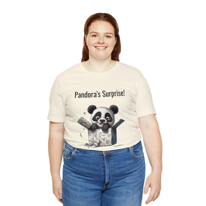 "Peek-a-Panda" Unisex Jersey Short Sleeve Tee