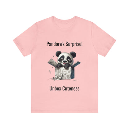 "Peek-a-Panda" Unisex Jersey Short Sleeve Tee