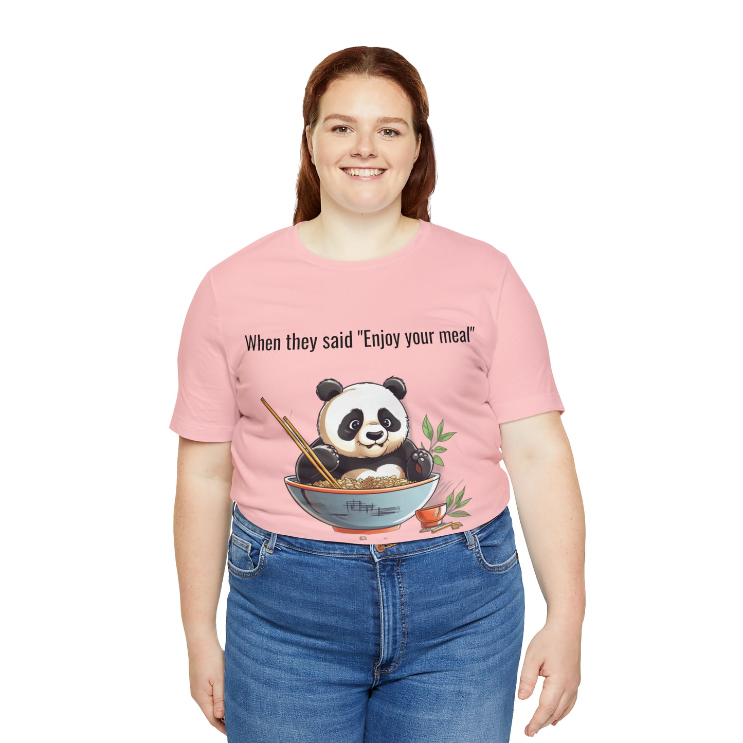 "Panda Feast" Unisex Jersey Short Sleeve Tee