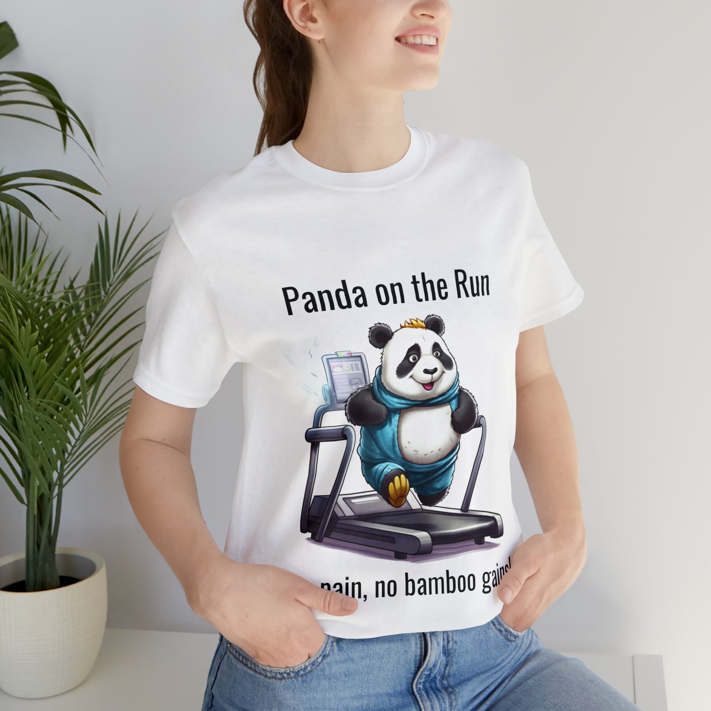 "Bamboo Fitness" Panda T-Shirt