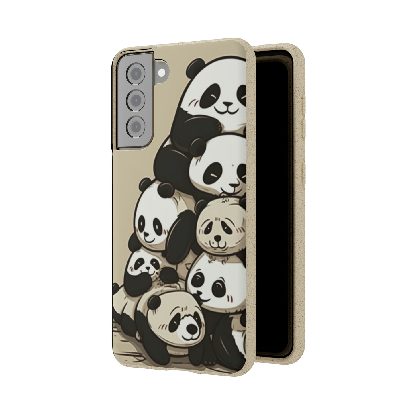 Pile of Pandas Biodegradable Phone Case