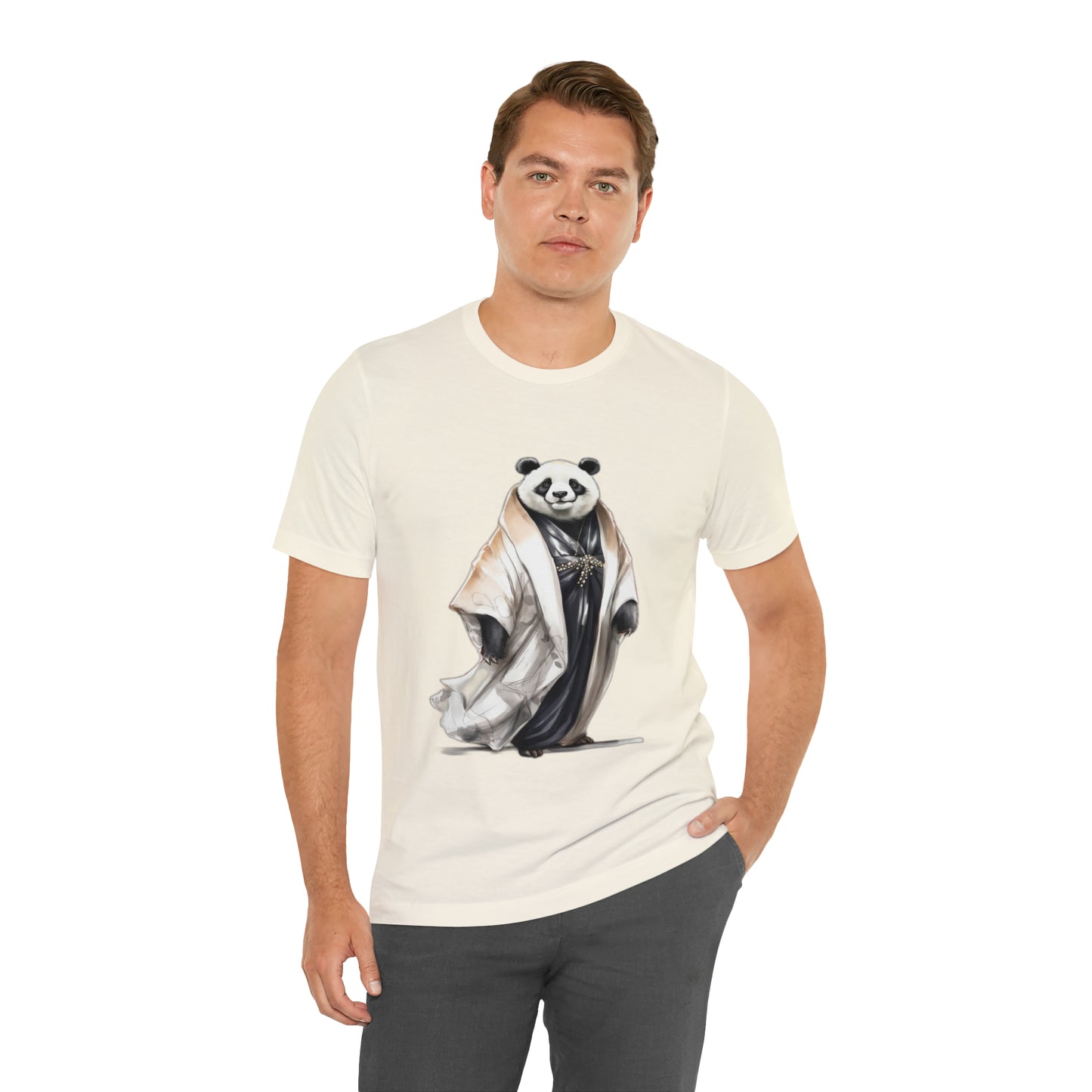 "Runway Panda" Unisex Jersey Short Sleeve Tee