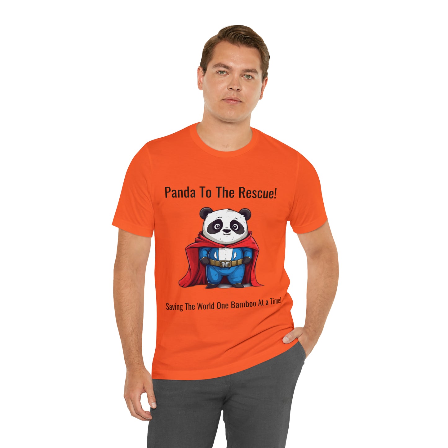 "SuperPanda" Unisex Jersey Short Sleeve Tee