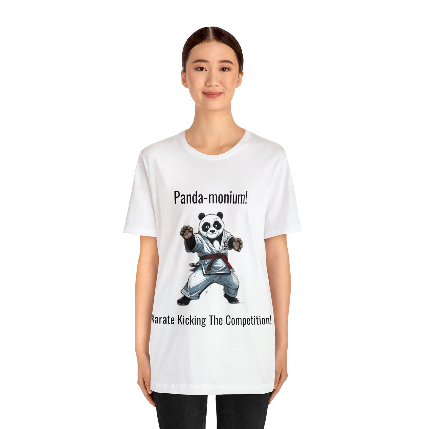 "Karate Kicks with Panda Flair" T-Shirt