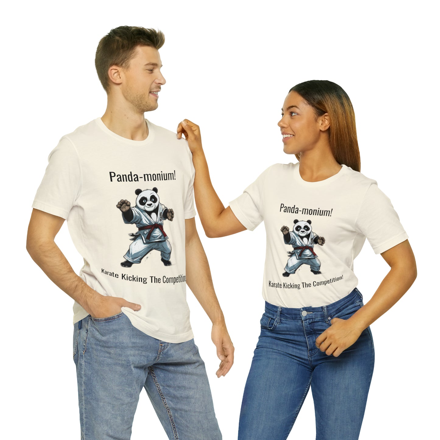 "Karate Kicks with Panda Flair" T-Shirt