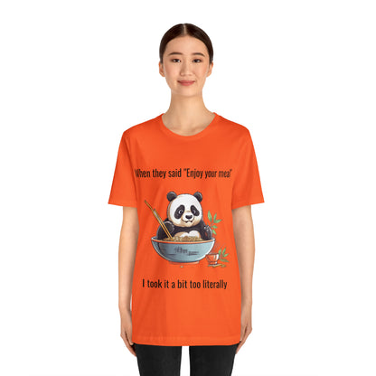 "Panda Feast" Unisex Jersey Short Sleeve Tee