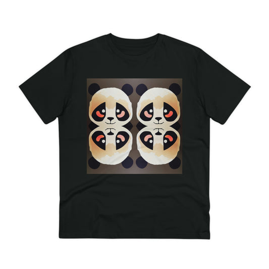 Panda Pattern Organic Unisex T-Shirt