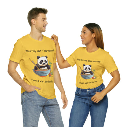 "Panda Feast" Unisex Jersey Short Sleeve Tee