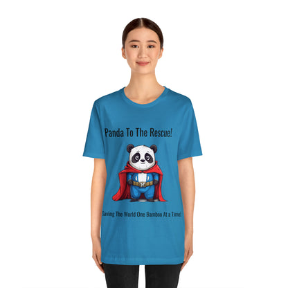 "SuperPanda" Unisex Jersey Short Sleeve Tee