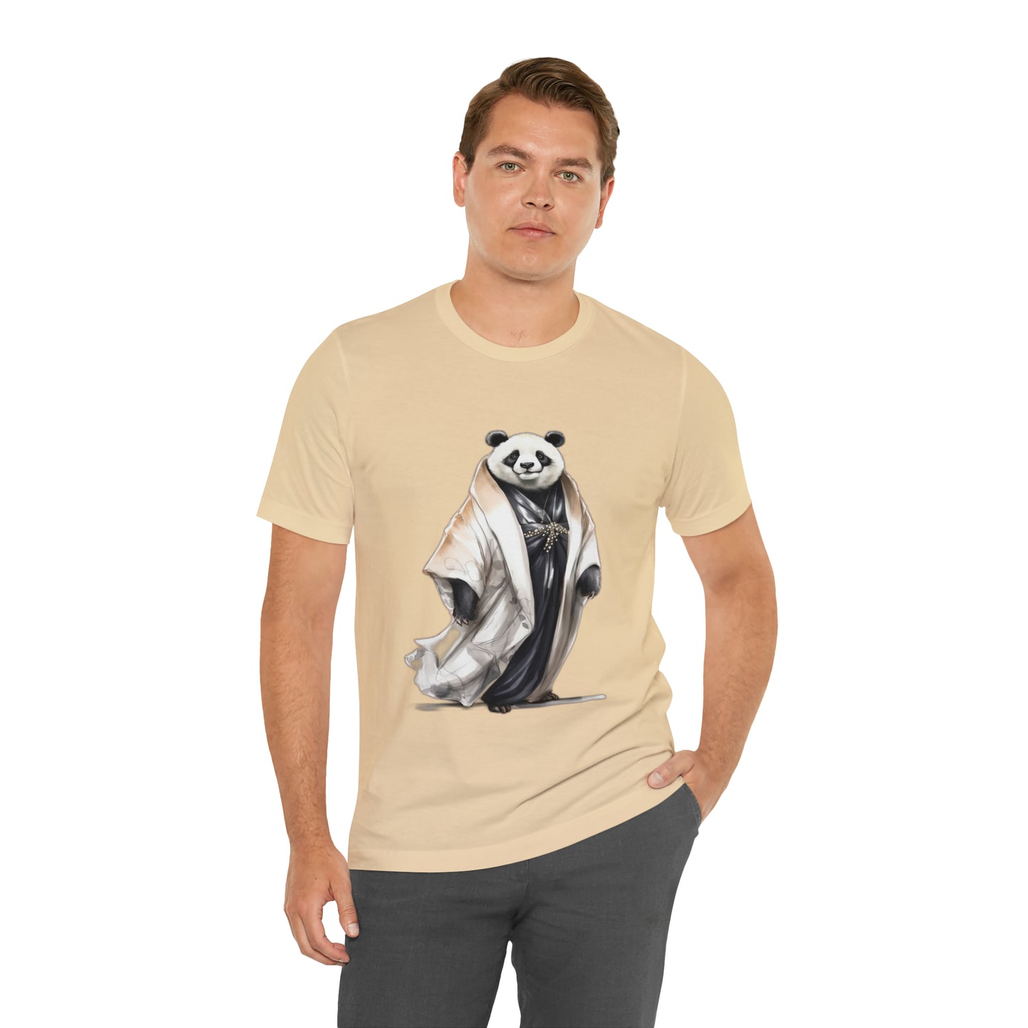 "Runway Panda" Unisex Jersey Short Sleeve Tee