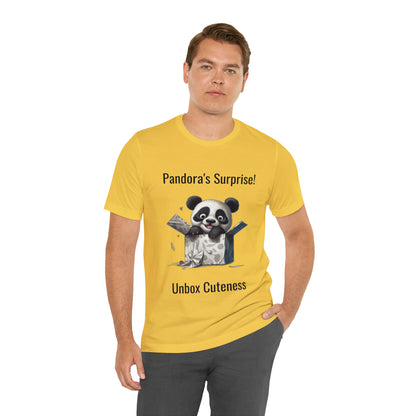 "Peek-a-Panda" Unisex Jersey Short Sleeve Tee