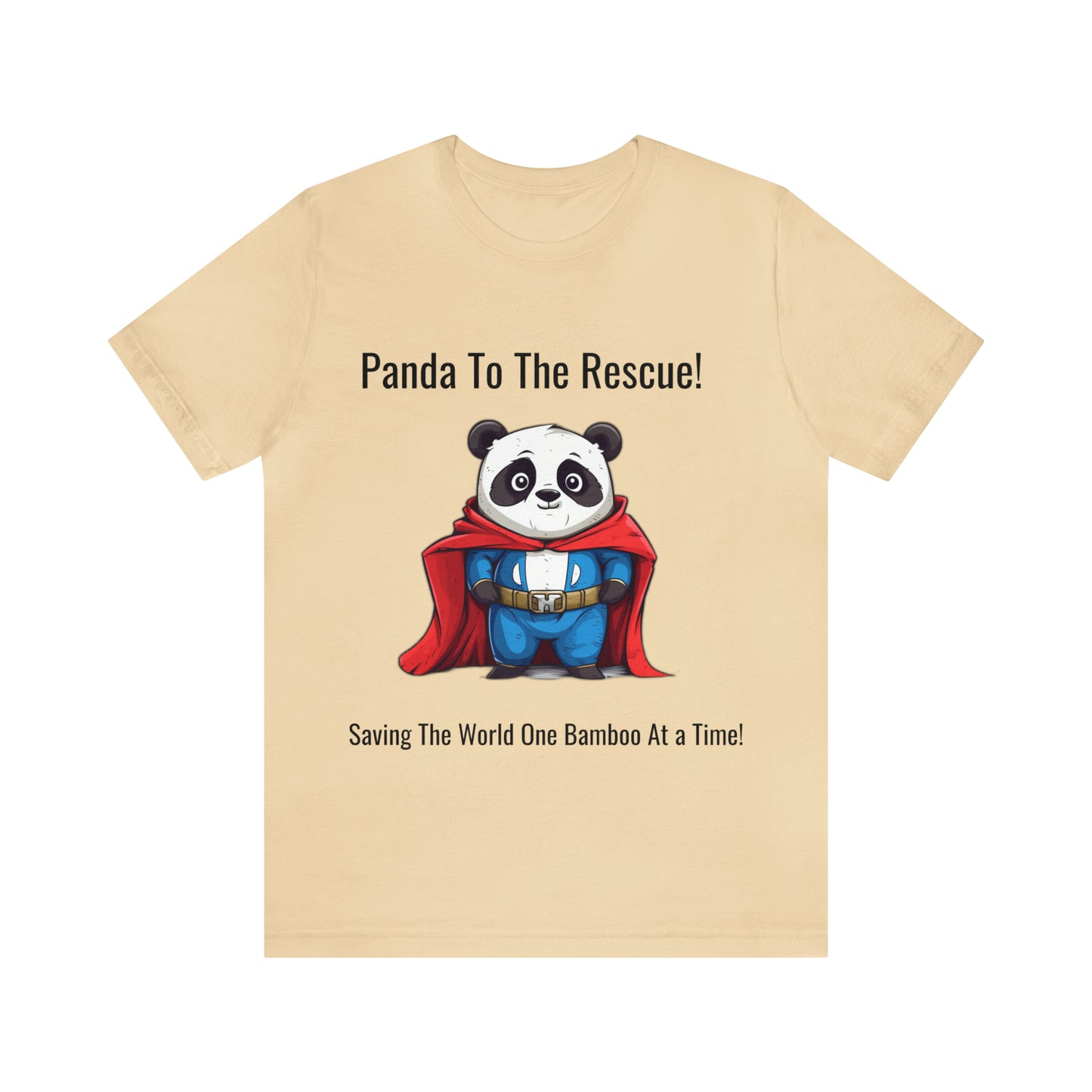 "SuperPanda" Unisex Jersey Short Sleeve Tee