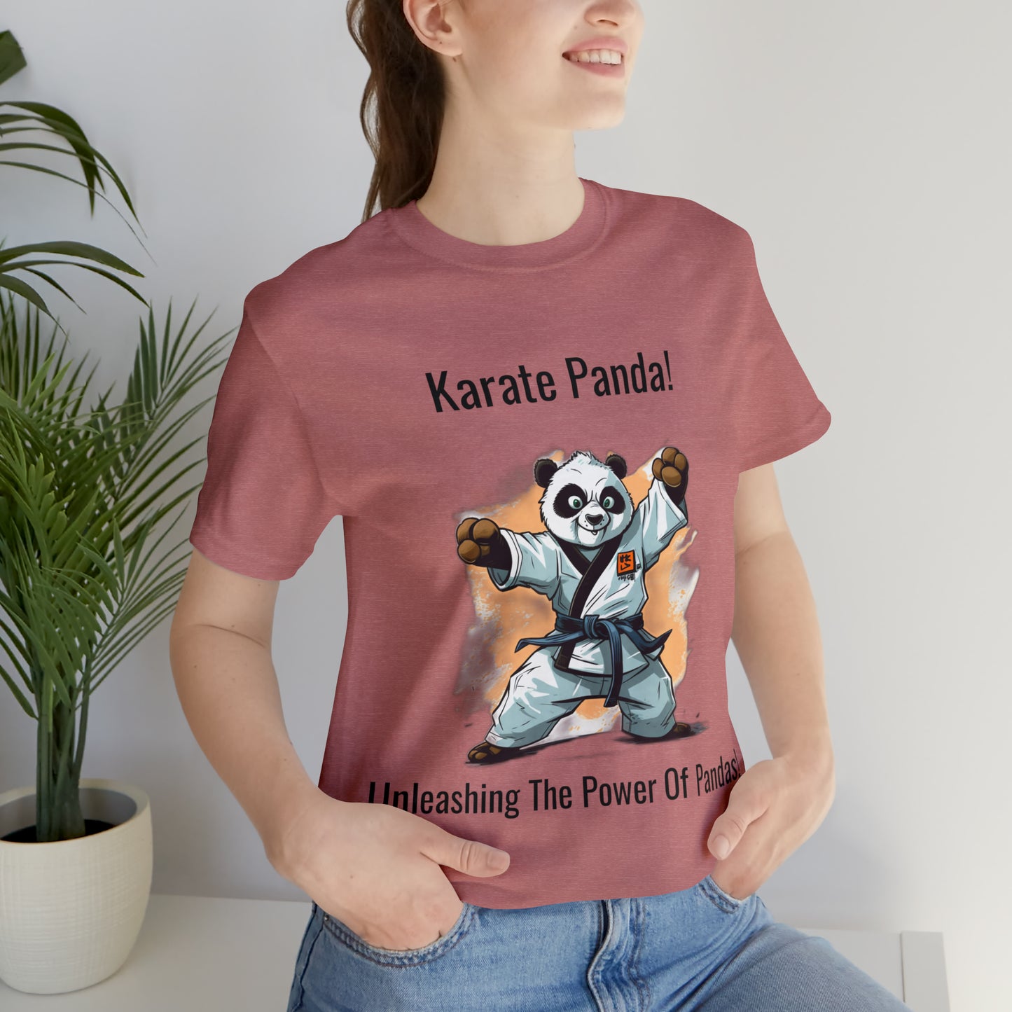 "Karate Kicks with Panda Power" T-Shirt