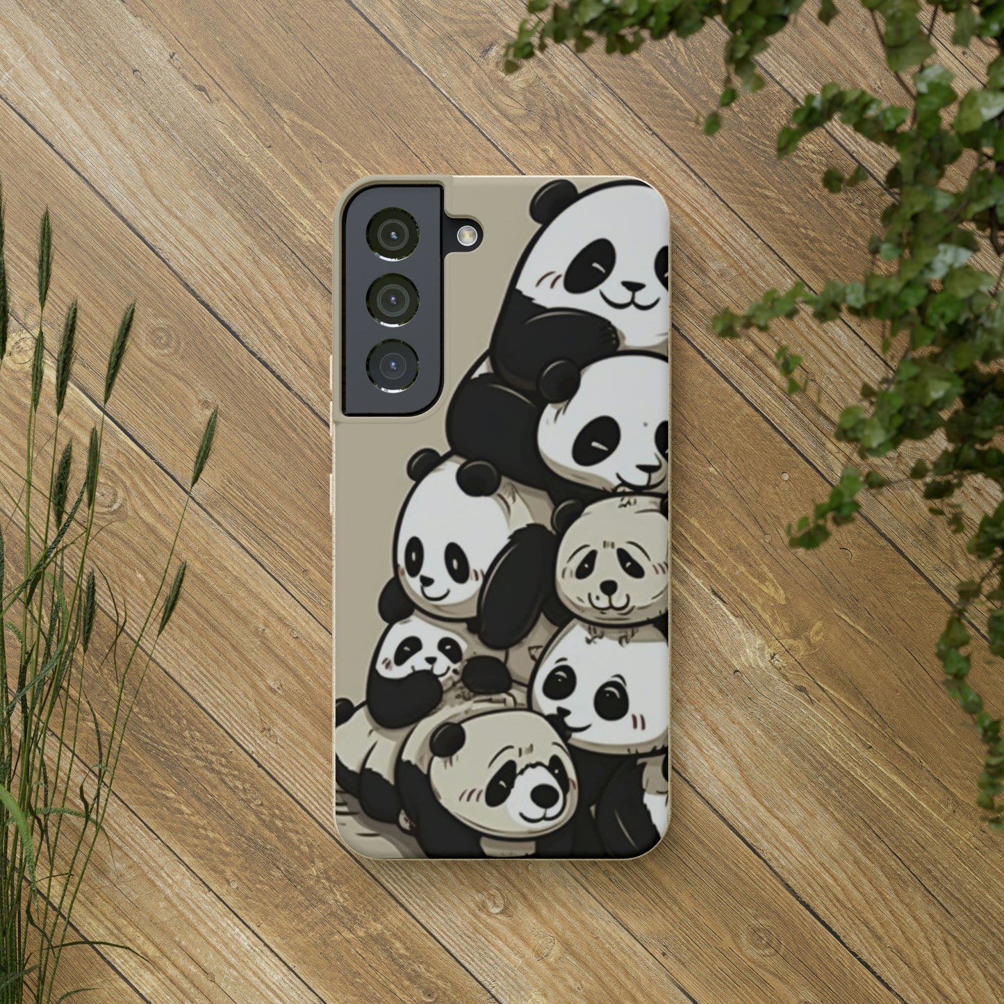 Pile of Pandas Biodegradable Phone Case