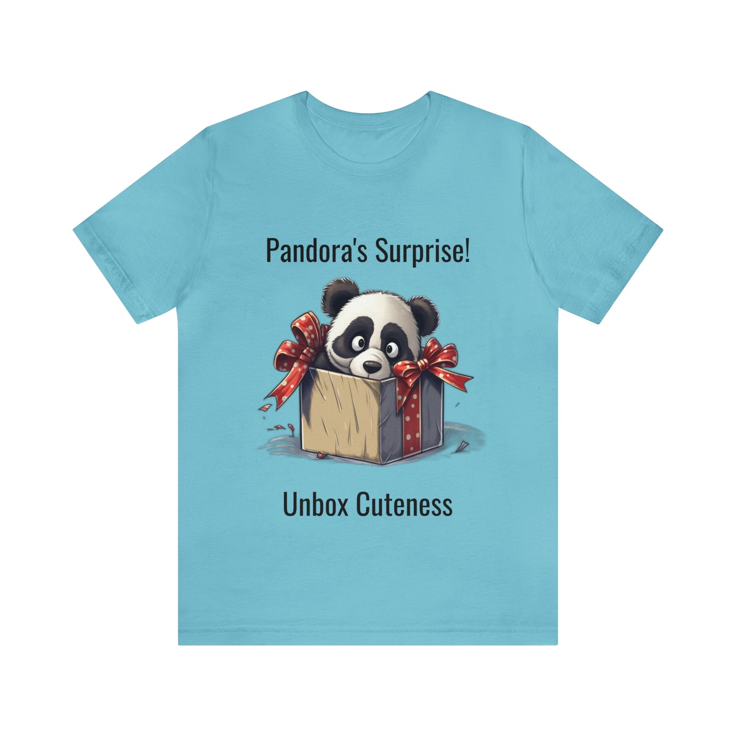 "Panda Surprise" Unisex Jersey Short Sleeve Tee