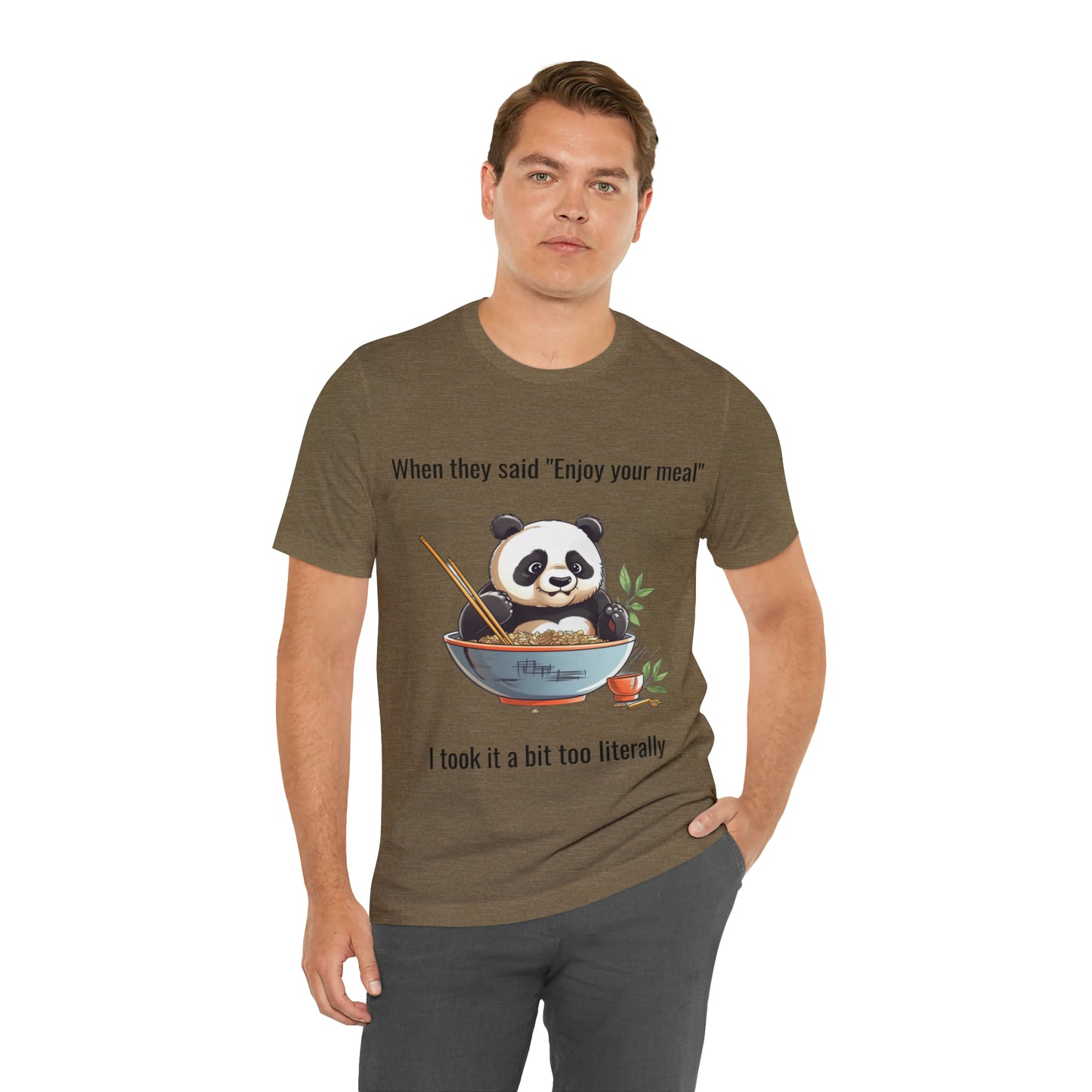 "Panda Feast" Unisex Jersey Short Sleeve Tee