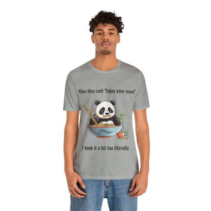 "Panda Feast" Unisex Jersey Short Sleeve Tee