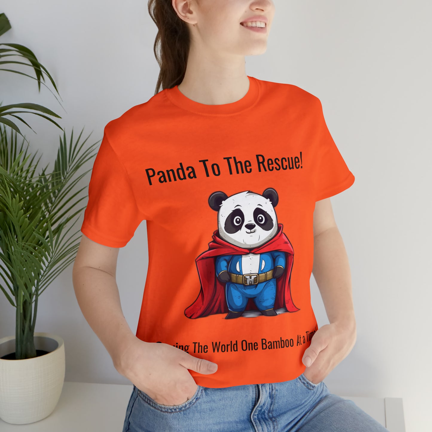 "SuperPanda" Unisex Jersey Short Sleeve Tee